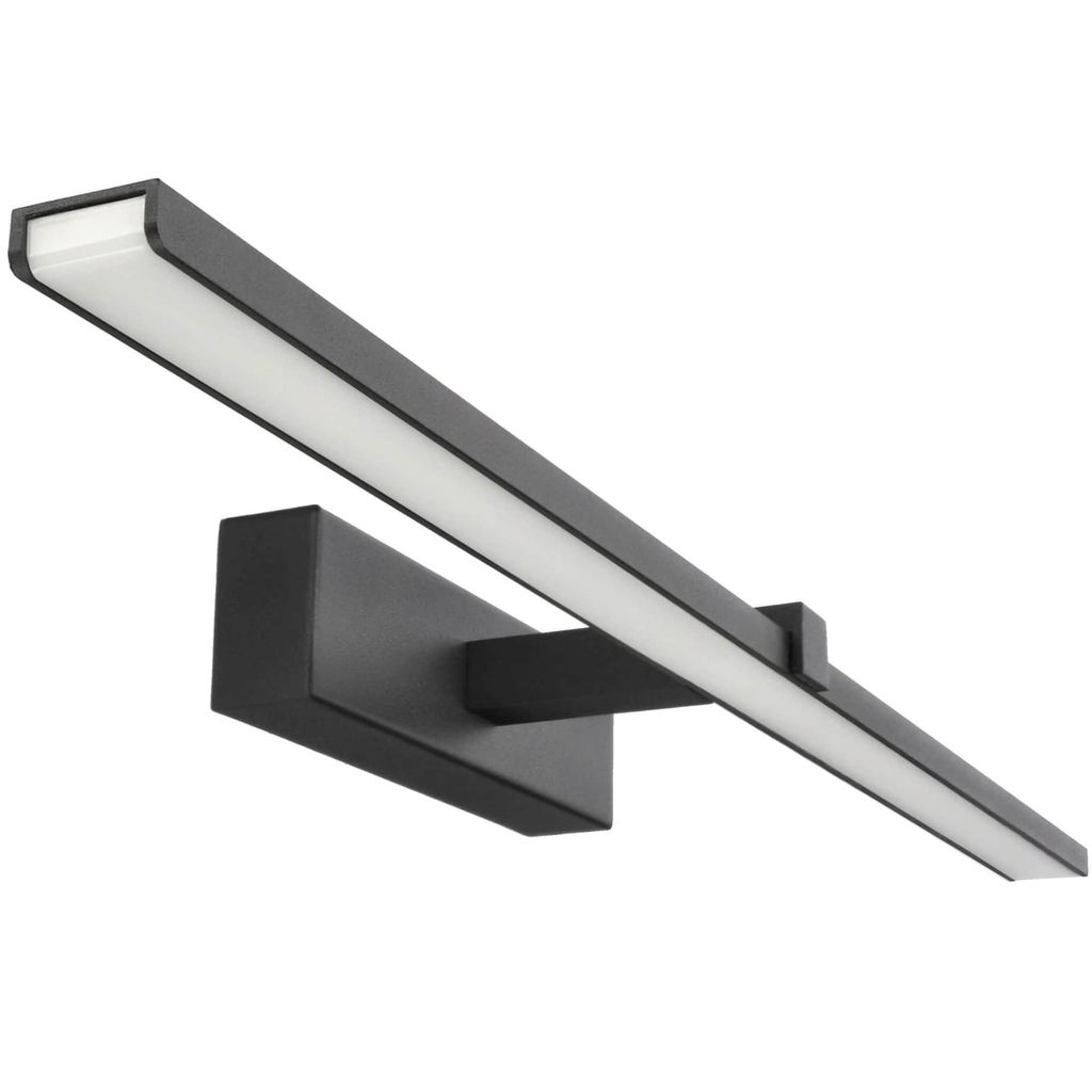 Wandleuchte über Spiegel ROA LED 60 Sand Schwarz, 4000K, Produktbild 