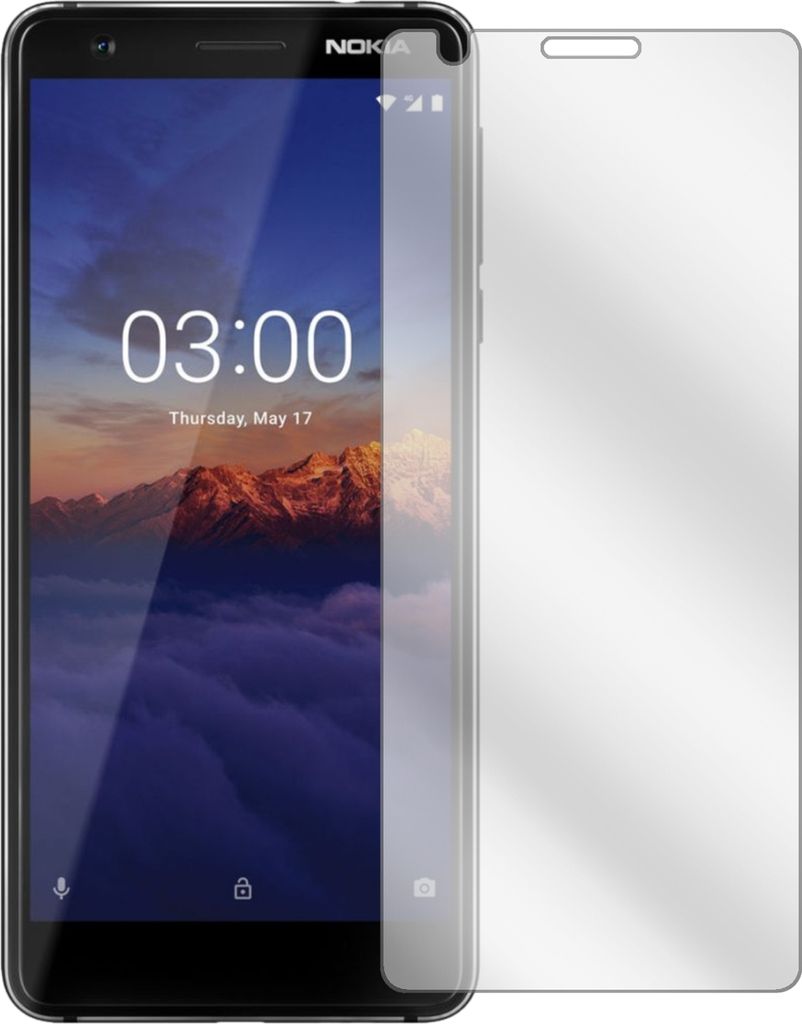 6x Schutzfolie für Nokia 3.1 klar Displayschutzfolie Folie Display Schutz dipos