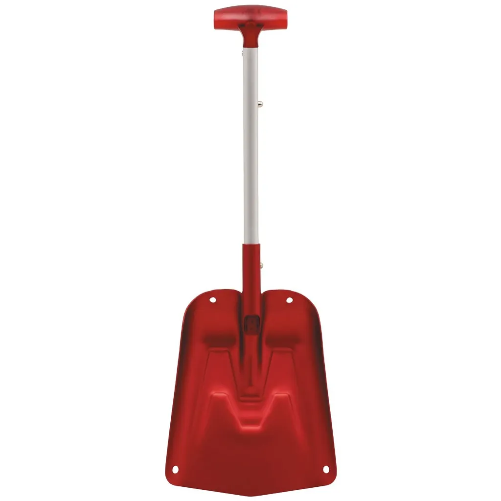 Pelle à neige en aluminium FoxOutdoor Deluxe - Manche télescopique rouge