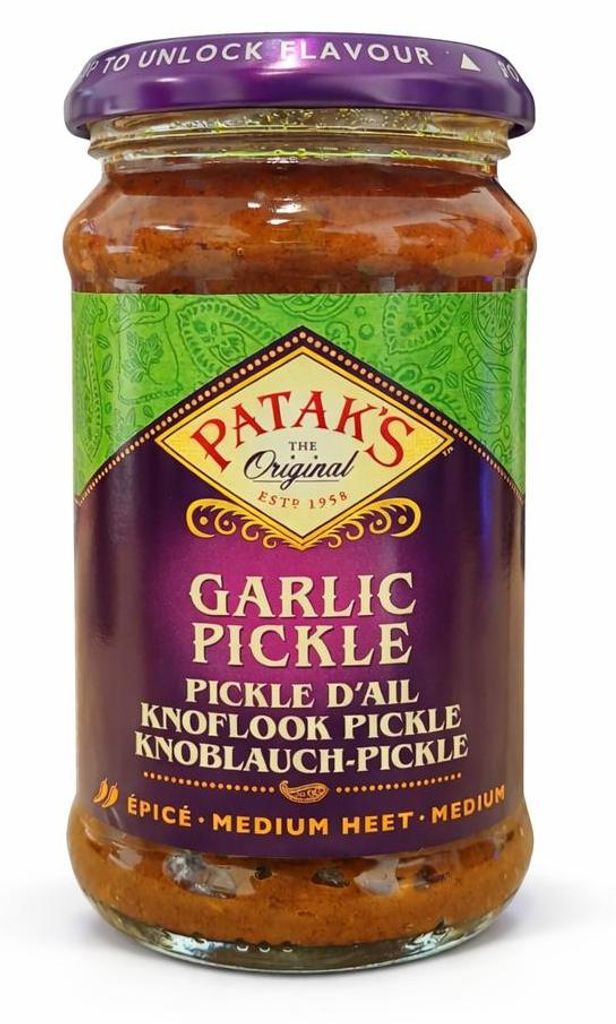 Patak's Garlic Pickle 300 g – średnia ostrość intensywny Zdjęcie produktu 