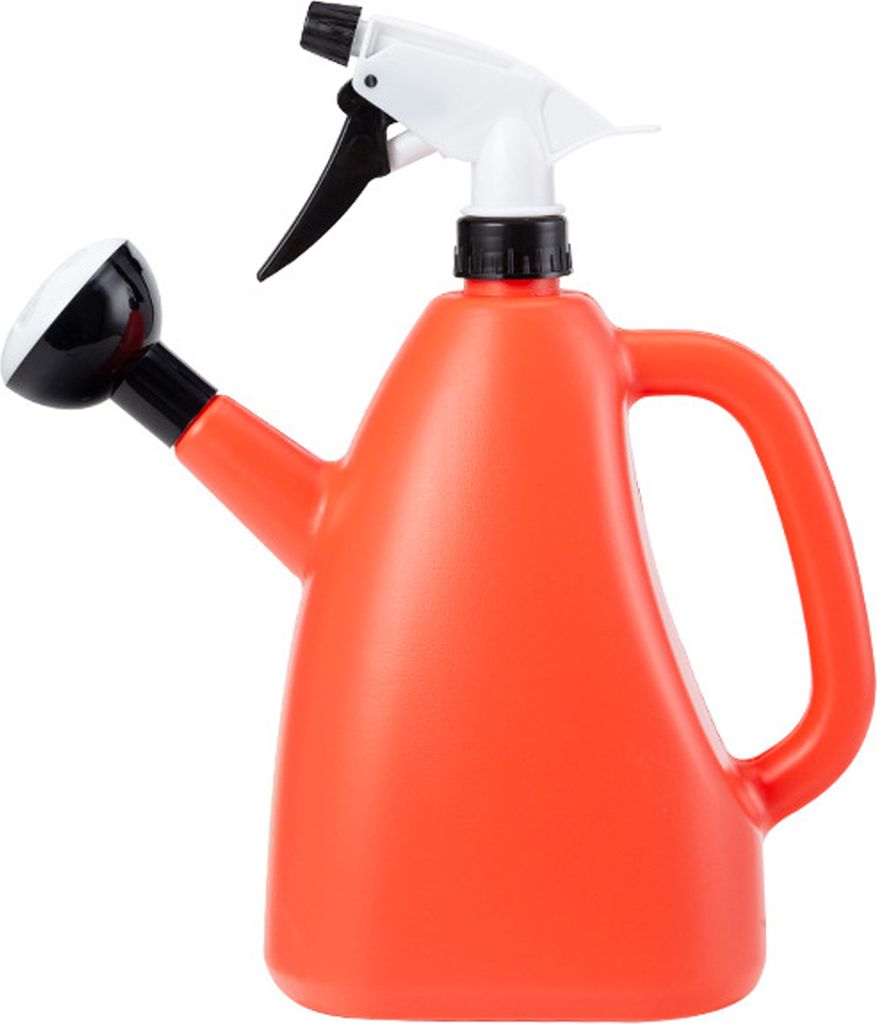 1.3L Praktische Zerstäubungswässerung kann mit großer Kapazitäts -Plastik -Wasserflasche für Garten drücken-Rot