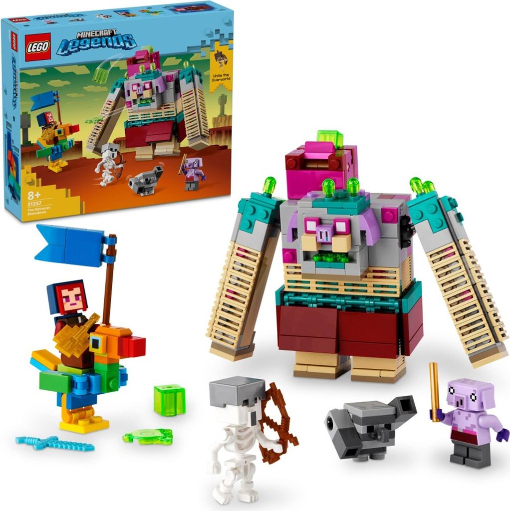 LEGO Minecraft Legends Showdown mit dem Verschlinger, Produktbild 