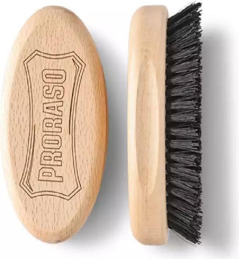 Dřevěný kartáč na plnovous velký Obrázek produktu 