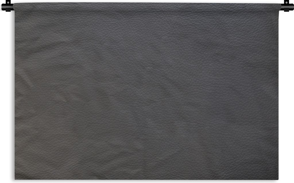 MuchoWow Wandteppich Wandbehang Leder - Strukturiert - Leder-Optik - Grau 120x80 cm Tapisserie Dekoration Wandtuch - Wanddekorationen - Wandtücher