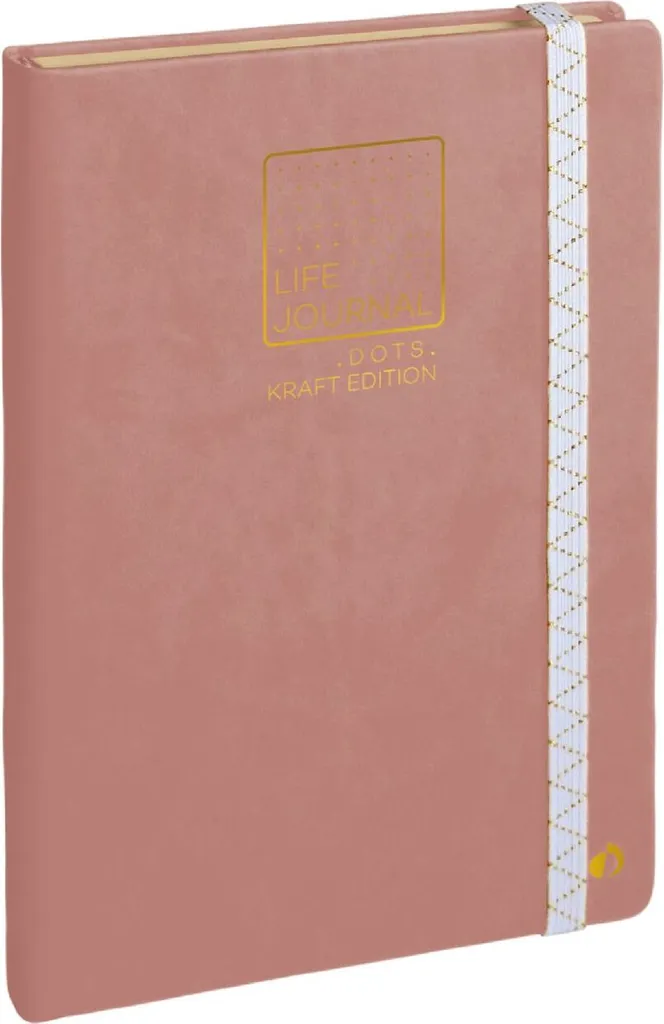 Carnet Pointillés Life Journal Dots Quo Vadis Papier Clairefontaine 90g Rose