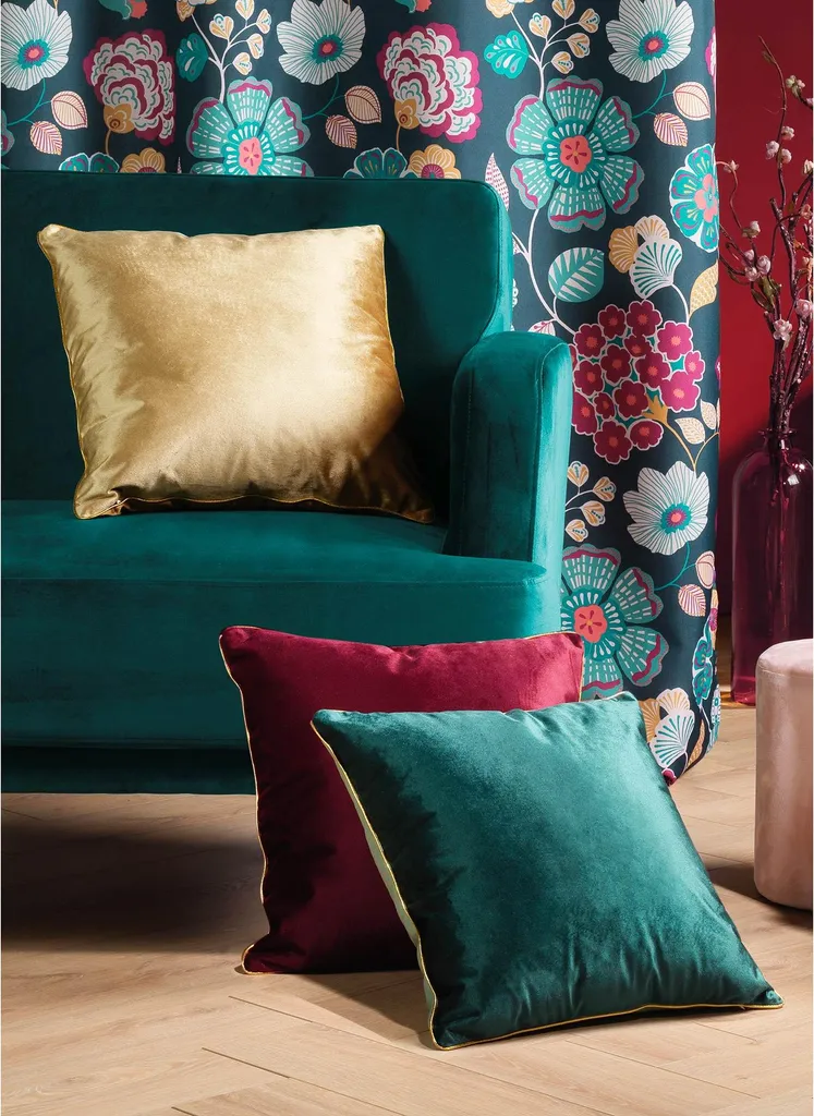 Coussin de salon brillant NORIA 45x45 cm - Accessoire textile de maison - 5