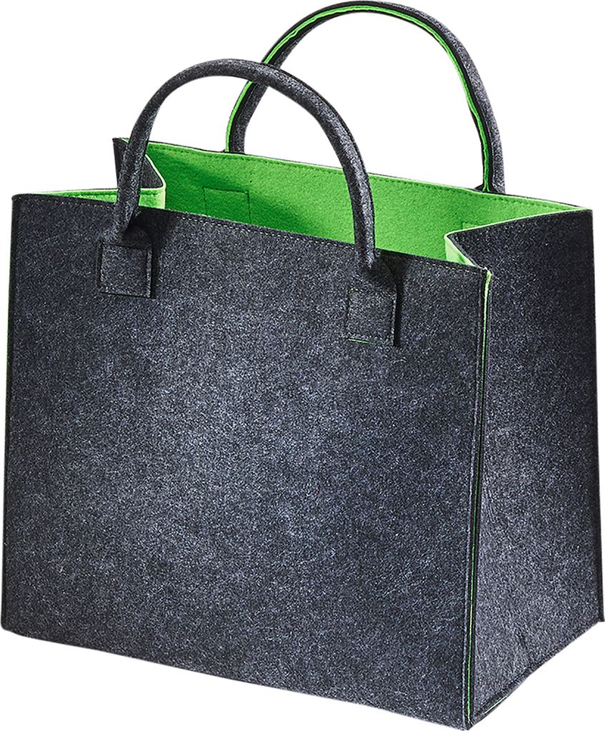 Kobolo Filztasche Shopper Einkaufstasche - aus Filz - grau Produktbild