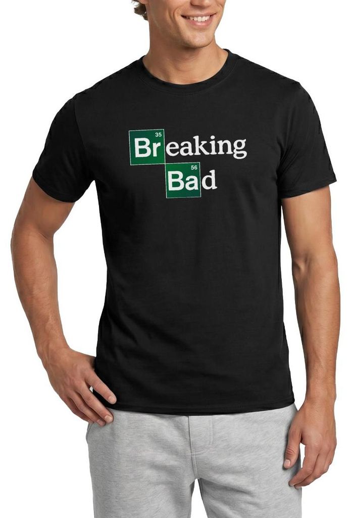Spreadshirt Breaking Bad Logo Brom & Barium Männer T-Shirt, M, Schwarz