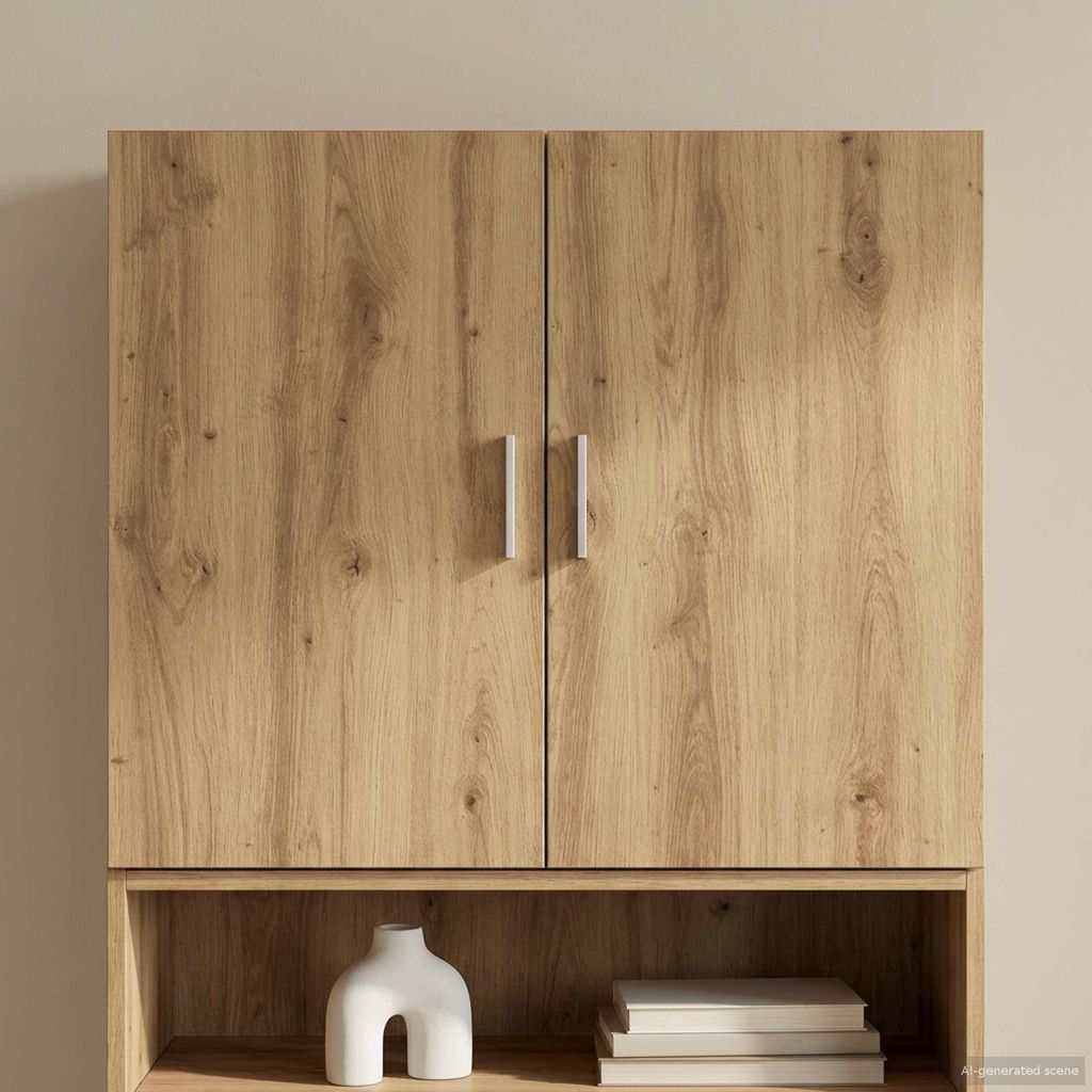 vidaXL Wandschrank Artisan-Eiche 80 x 42,5 x 64 cm Produktbild 