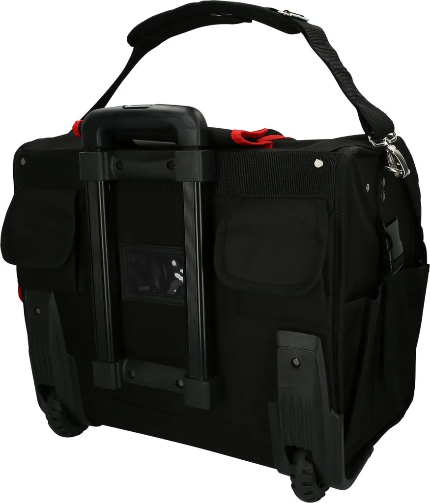 Sac à outils universel XL robuste avec poignée télescopique et roues