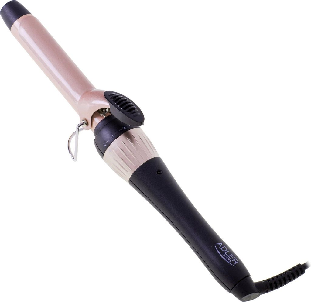 Adler AD 2117 Lockenstab 25 mm Durchmesser 4 Temperatureinstellungen pink schwarz