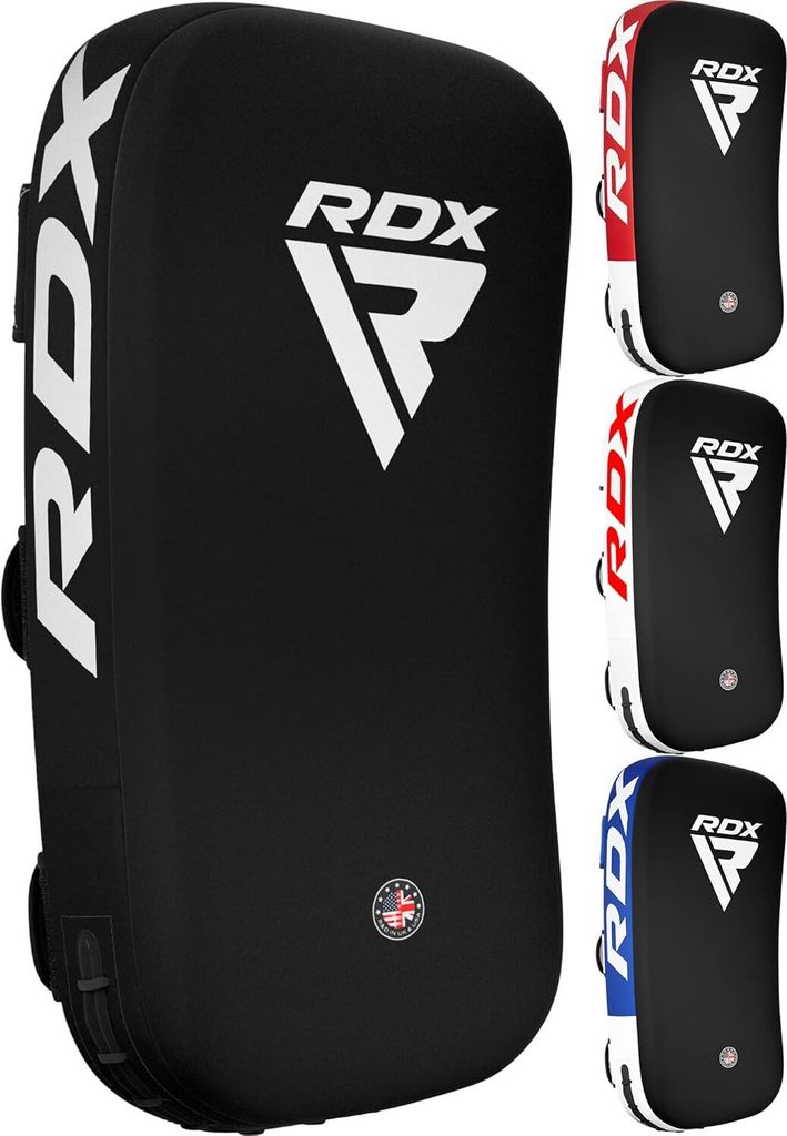 RDX Muay Thai Pad für Training, gebogenes Kickbox-Kick- und Schlagschild, Coaching-Kickboxen, MMA, Kampfsport, Karate, Taekwondo, Schlagen, Fuß