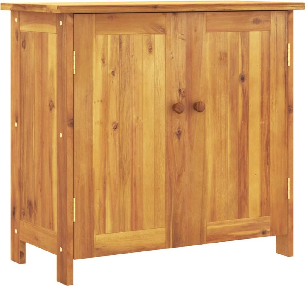 vidaXL Gartenschrank 75x35x70 cm Massivholz Akazie