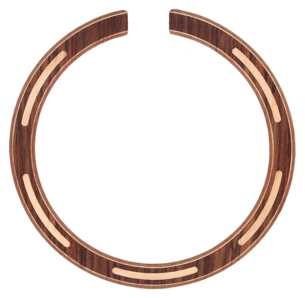 Gitarren-Schalllochaufkleber, selbstklebender Ringaufkleber, Dekorationszubehör, Ahorn, Palisander, GXB26