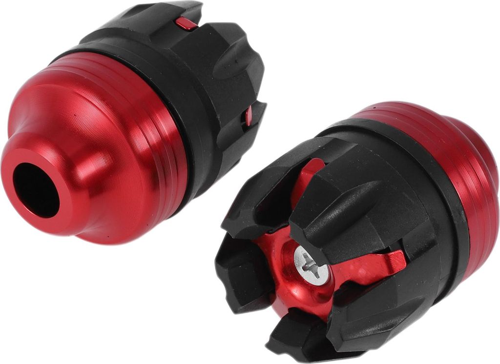 14mm Motorrad Slider Rahmen Aluminiumlegierung Kunststoff Rad Verkleidung Schutz Crash Pad Schutzbügel 50mm 70mm Rot 2 Stück