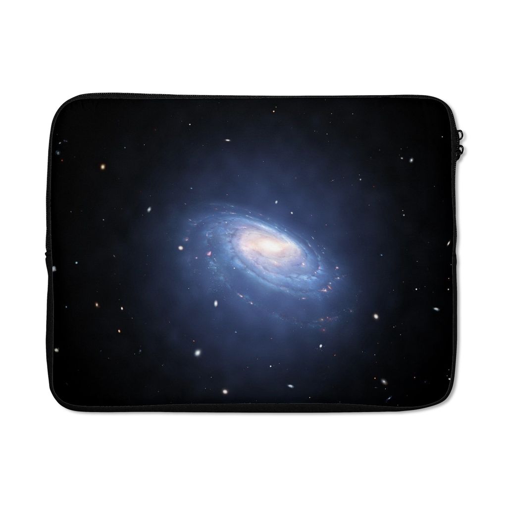 MuchoWow Laptop Hülle 17 Zoll Laptoptasche Eine Illustration einer beleuchteten Milchstraße - Zipper - Schutzabdeckung