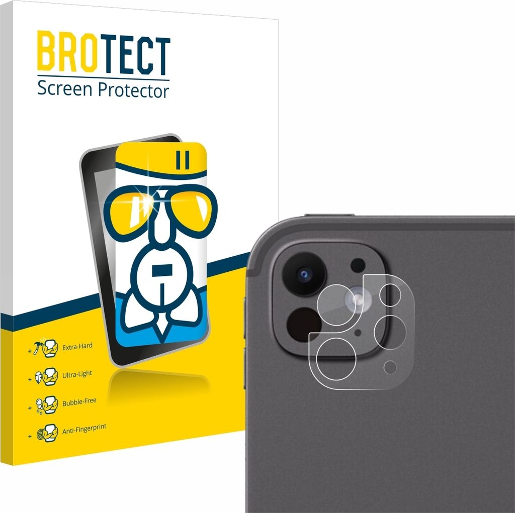 BROTECT Schutzglas für Apple iPad Pro 13" WiFi 2024 (NUR Kameraschutz) Schutzfolie Panzer Folie Glas Display Schutz klar