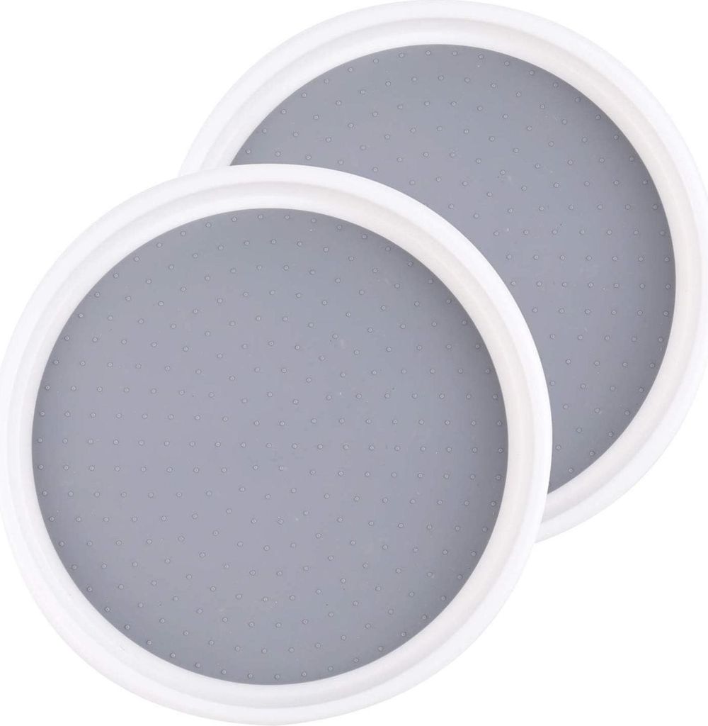 Stück Lazy Susan Drehteller Organizer Drehbar für Gewürze Kondimente Speisekammer Küchenschrank Arbeitsfläche, 25,5 cm