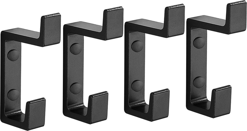 1 Set Wandhaken, robuste Aufbewahrungshaken aus Aluminium für die Wandmontage, platzsparende Kleiderbügel für Kleidung, Mäntel, Hüte, Handtücher