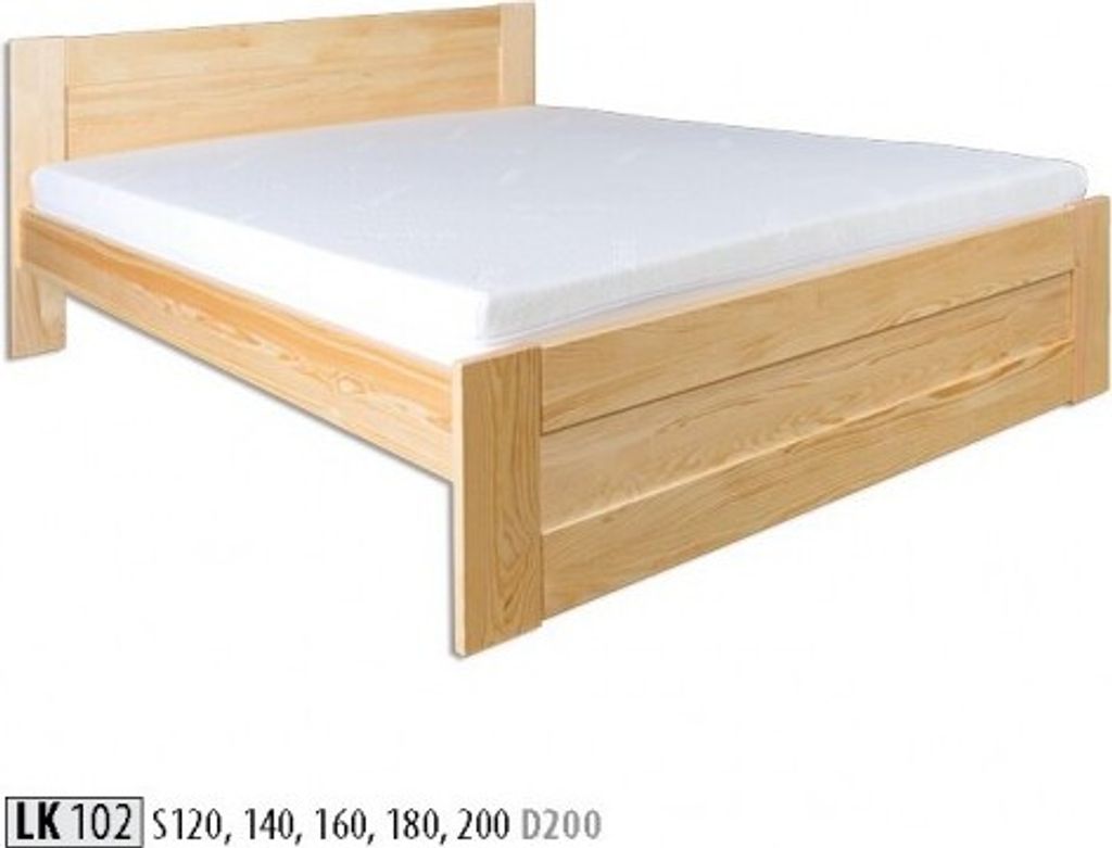 Holzbett Echtes Betten 200x200 JVmoebel