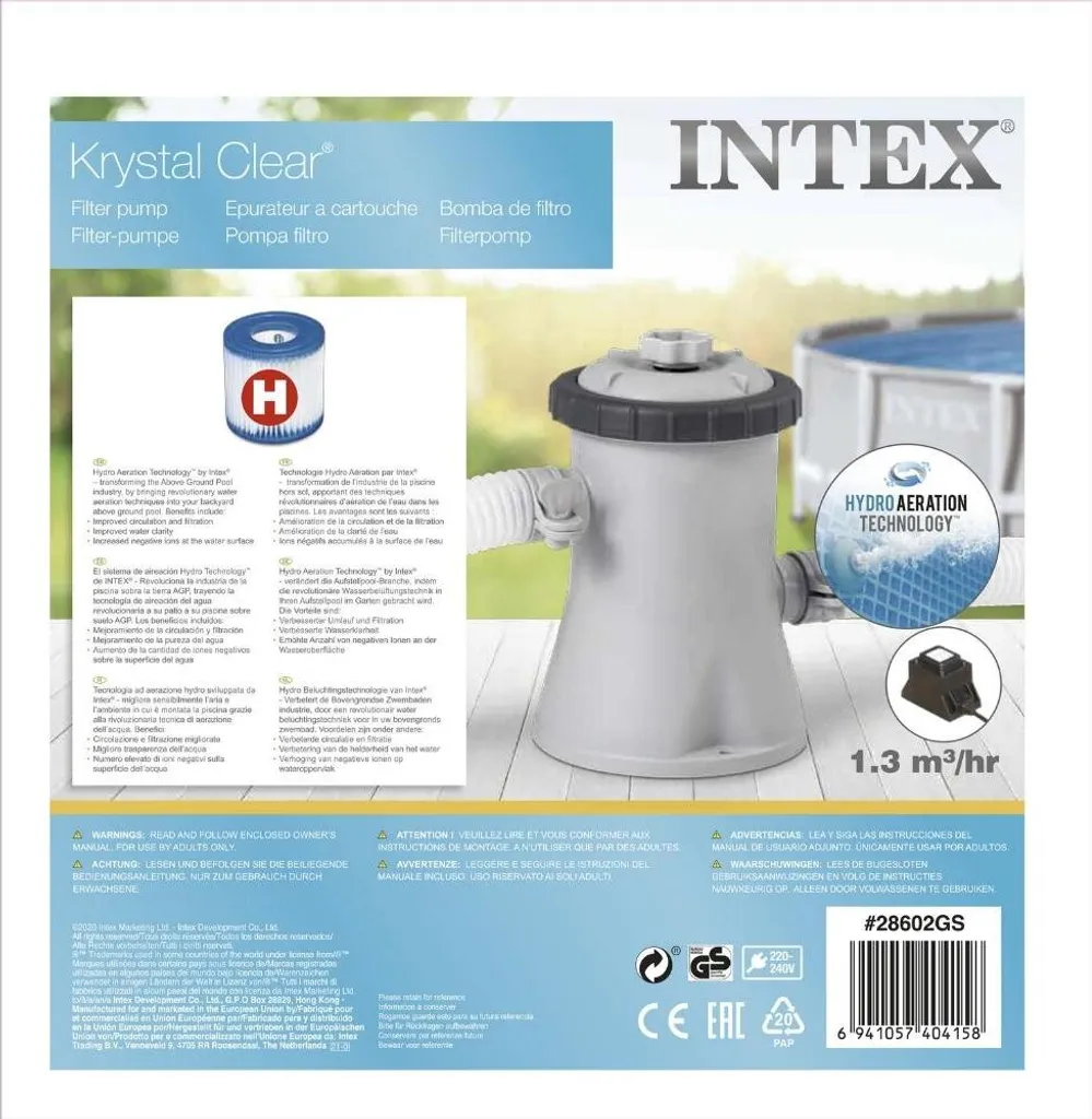 Filtration de Piscine Intex 1,25 m³/h - Idéal pour Modèles Easy Set - 5