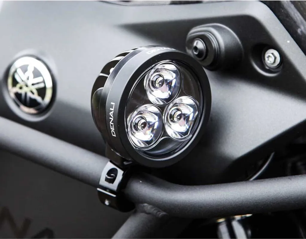 Denali D3 DNL.D3.050 Feux Additionnels Moto LED Argent Taille Unique