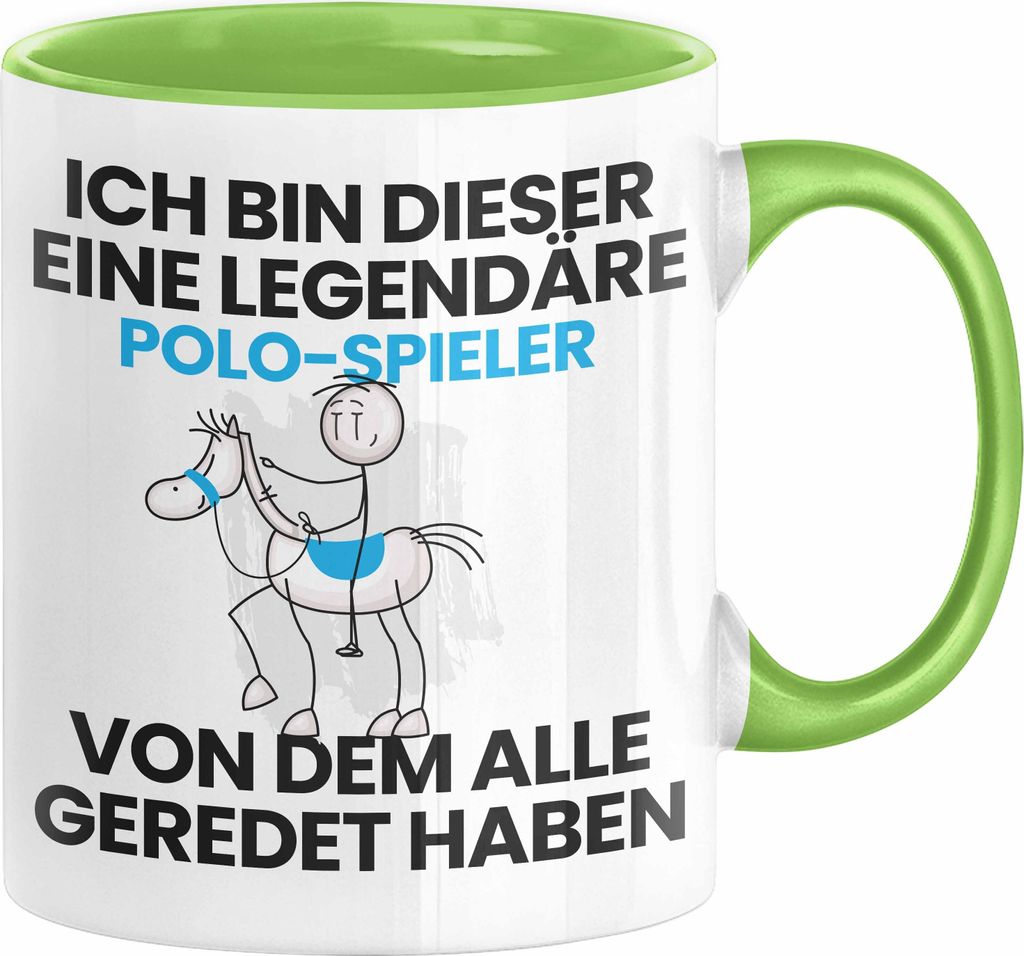 Polo-Spieler Geschenk Tasse Lustige Geschenkidee Geburtstag für Polo-Spieler Ich Bin Dieser Legendäre Polo-Spieler Von Dem Alle Geredet Haben Kaf...