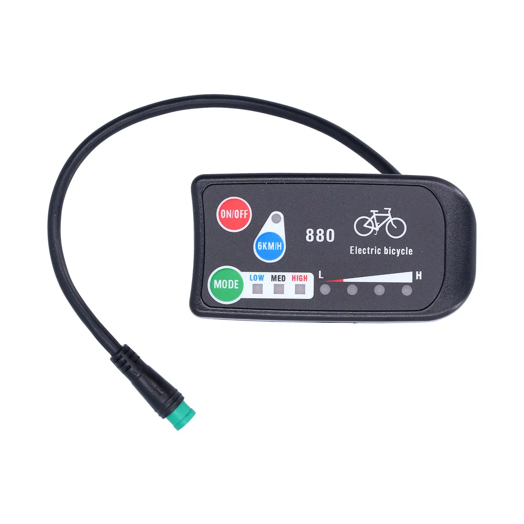 Misuratore LED880 per E-bike 36V-48V | Ricambio Originale KT Controller - 4