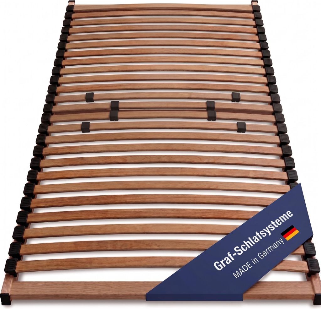 LEO BASIC Lattenrost 26 Leisten mit 8 Schieber 90x200 cm Produktbild 