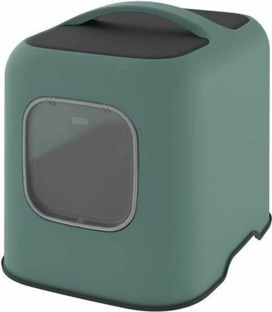 Bac à litière Rotho Biala Vert - Plastique recyclable et format compact