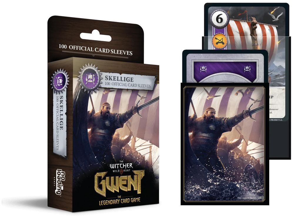Gwent Card Sleeves – Set 100 Protections Officielles pour Image du produit 