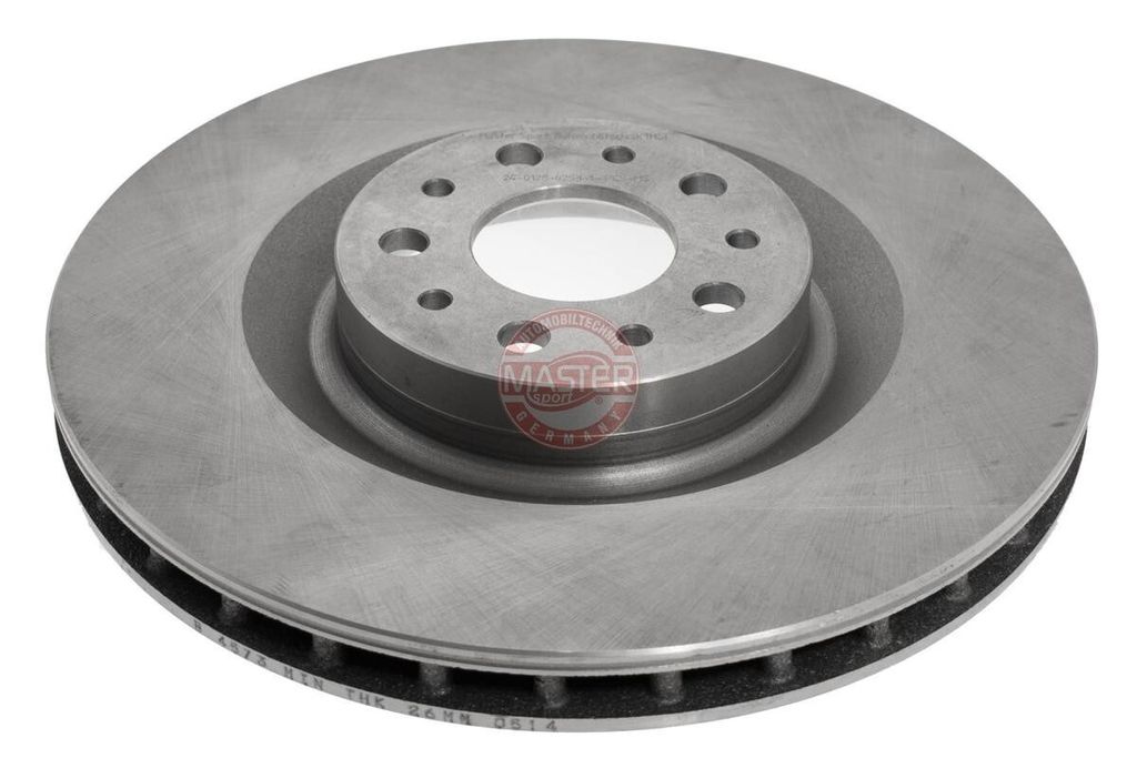 MASTER-SPORT 24012802531-PCS-MS Bremsscheibe (1x Stück) Vorderachse für FIAT DOBLO Cargo (263_)