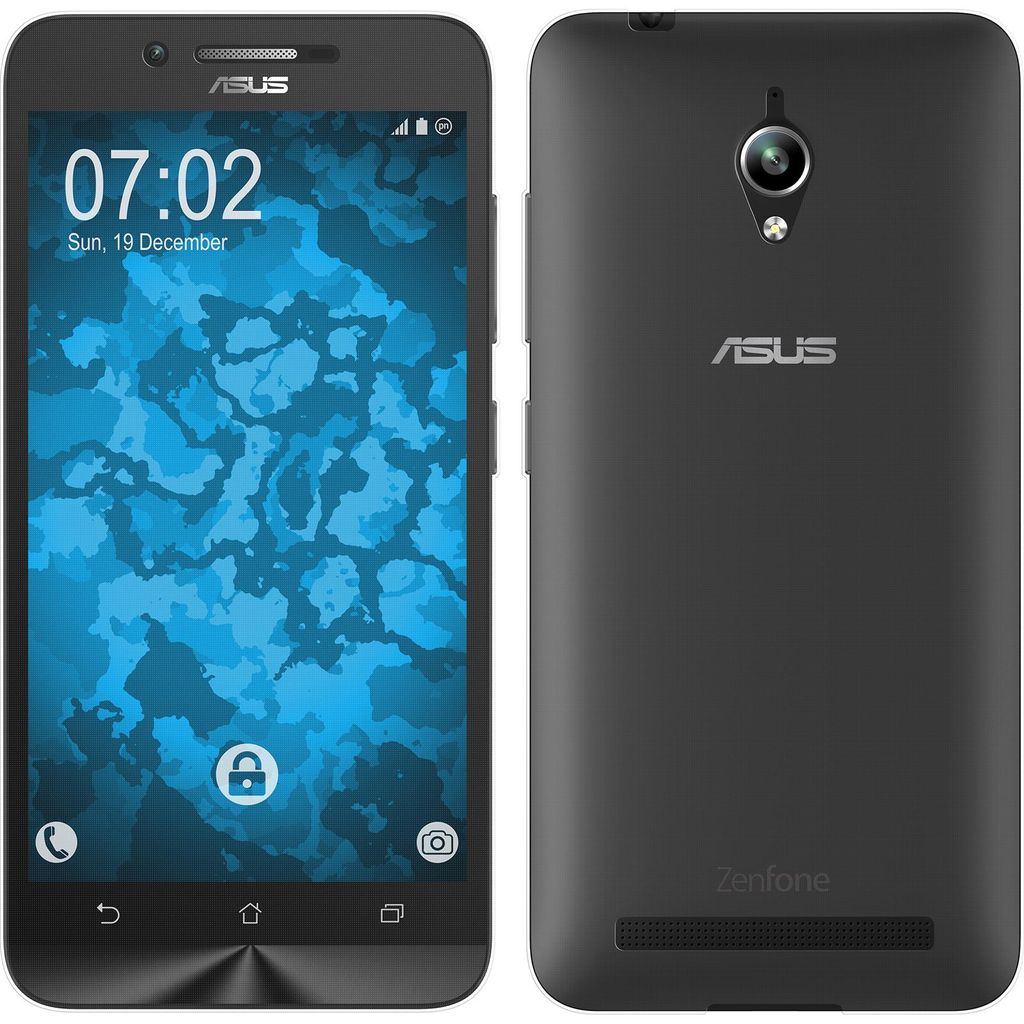 PhoneNatic Case kompatibel mit Asus Zenfone Go (ZC500TG) - clear Silikon Hülle 360° Fullbody Cover