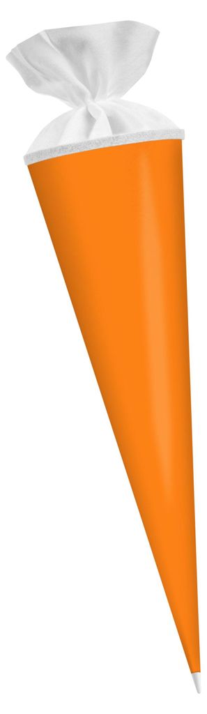 Goldbuch Bastelschultüte 70cm mit farbigem Filzverschluss Neonorange