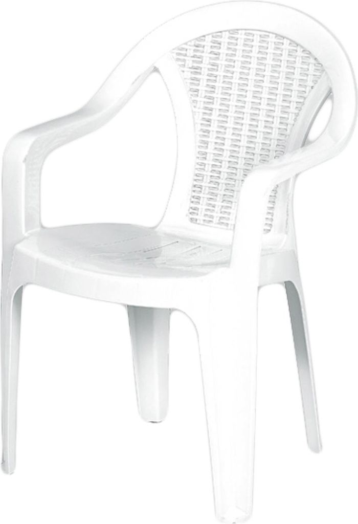 Sedia da giardino in plastica GALANT bianca Immagine del prodotto 