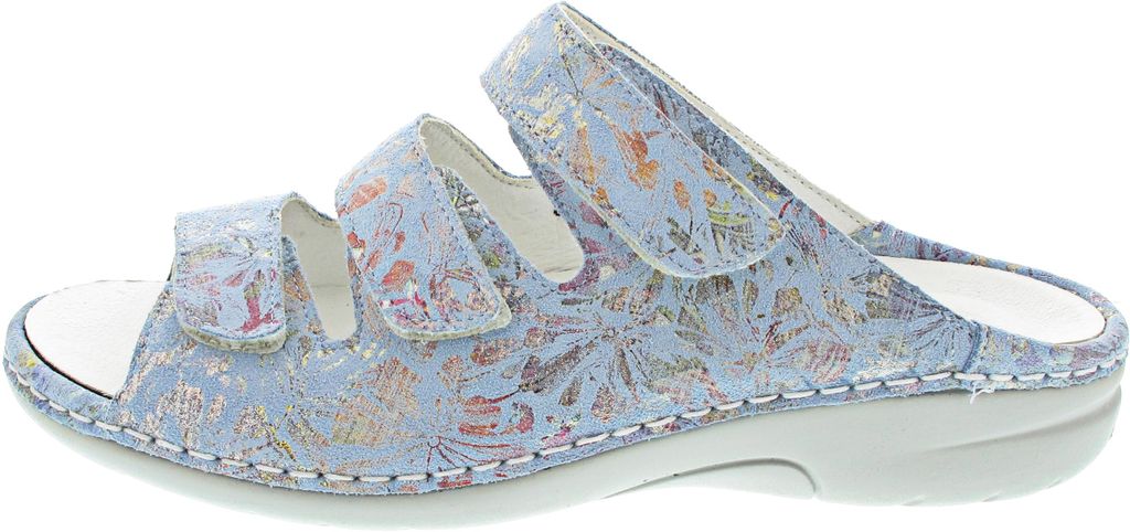 Waldläufer Gunna Pantolette Blau in Gr. 40 Produktbild 