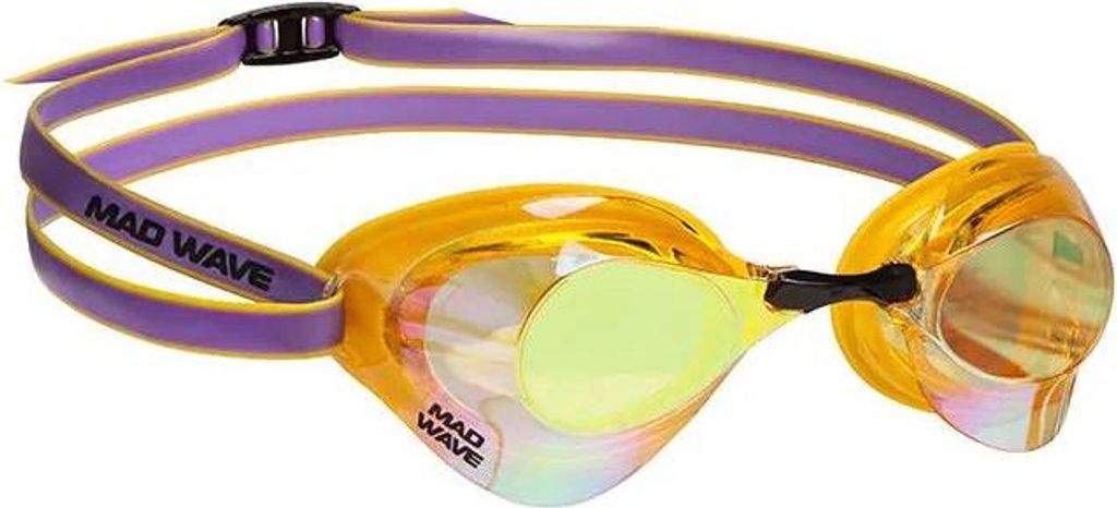 Madwave Turbo Racer Ii Rainbow Schwimmbrille Mit Spiegelglas Lila Lila One Size