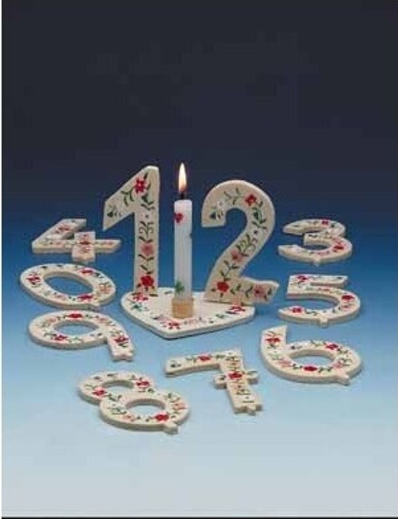 11517 Geburtstagszahl "7" - Holz, 10 cm