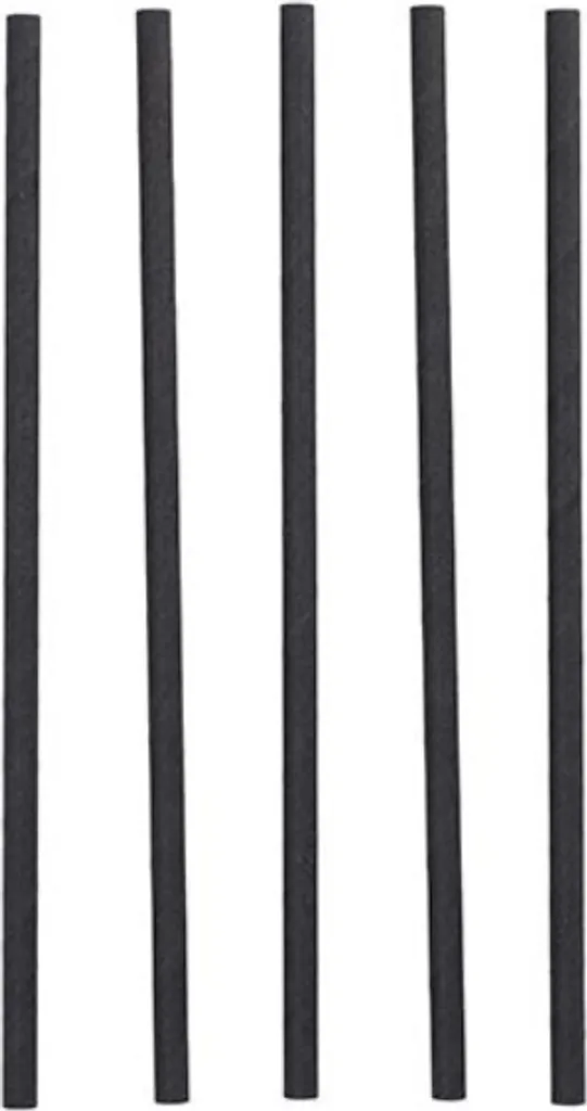 Pailles en papier pour grands verres 25 cm noires spécial réception