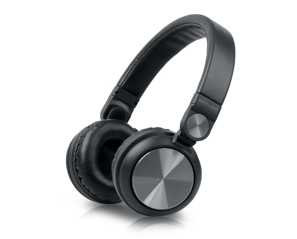 Muse M-276BT Kopfhörer/Headset Kabelgebundene & drahtlose Kopfbügel Anrufe/Musik Bluetooth Schwarz