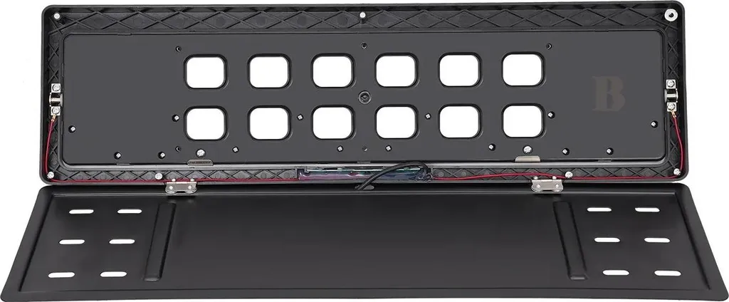 Support Plaque Électrique en Fer et Plastique 12V avec Portée 50m