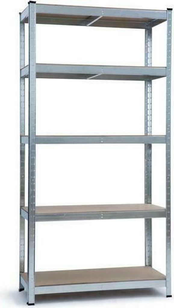 Regał metalowy 2 szt. 150x75x30 cm 5 półek 750kg Zdjęcie produktu 
