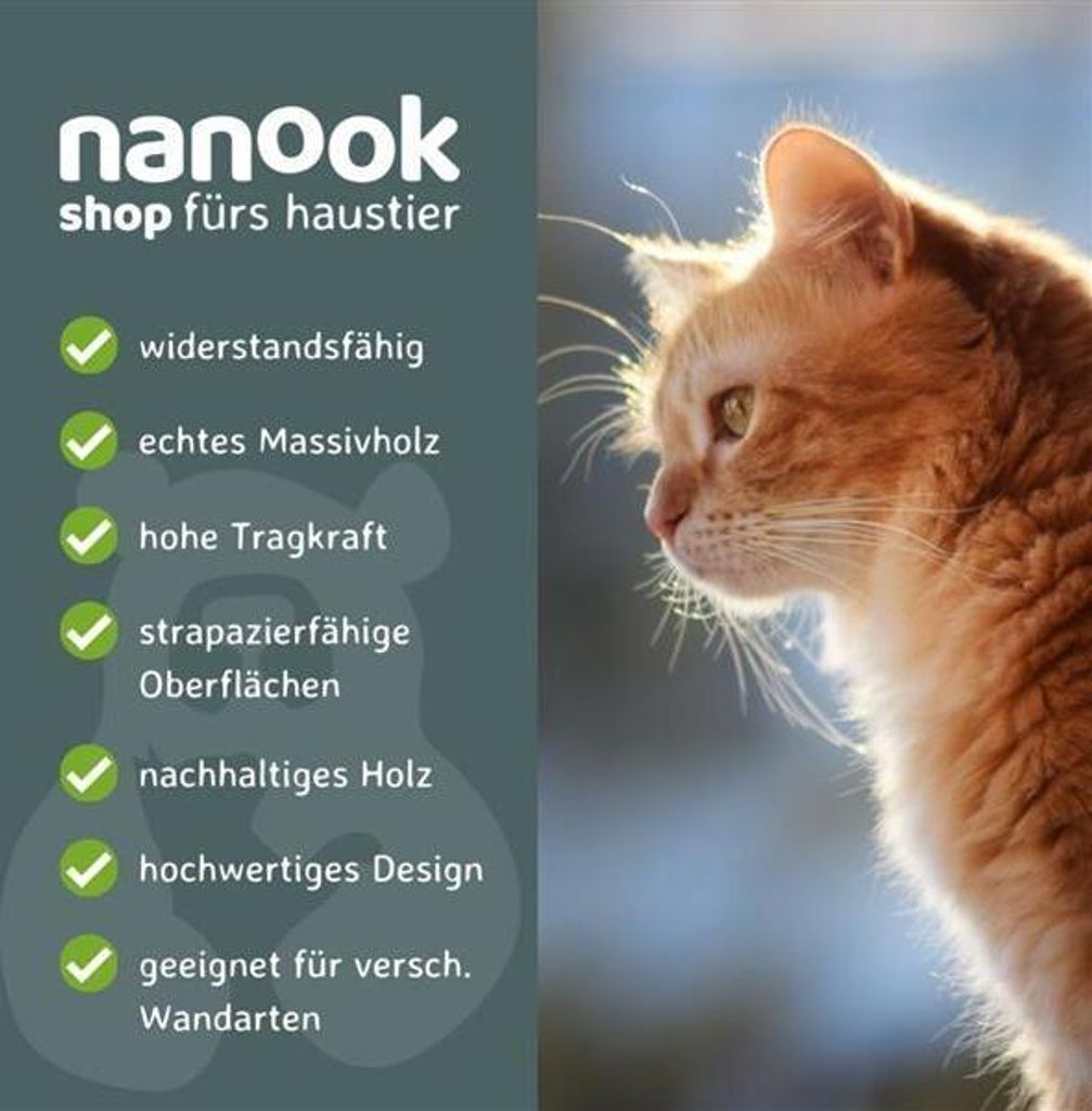 Katzen Kratzstamm 78 cm - Wandmontage Produktbild 11
