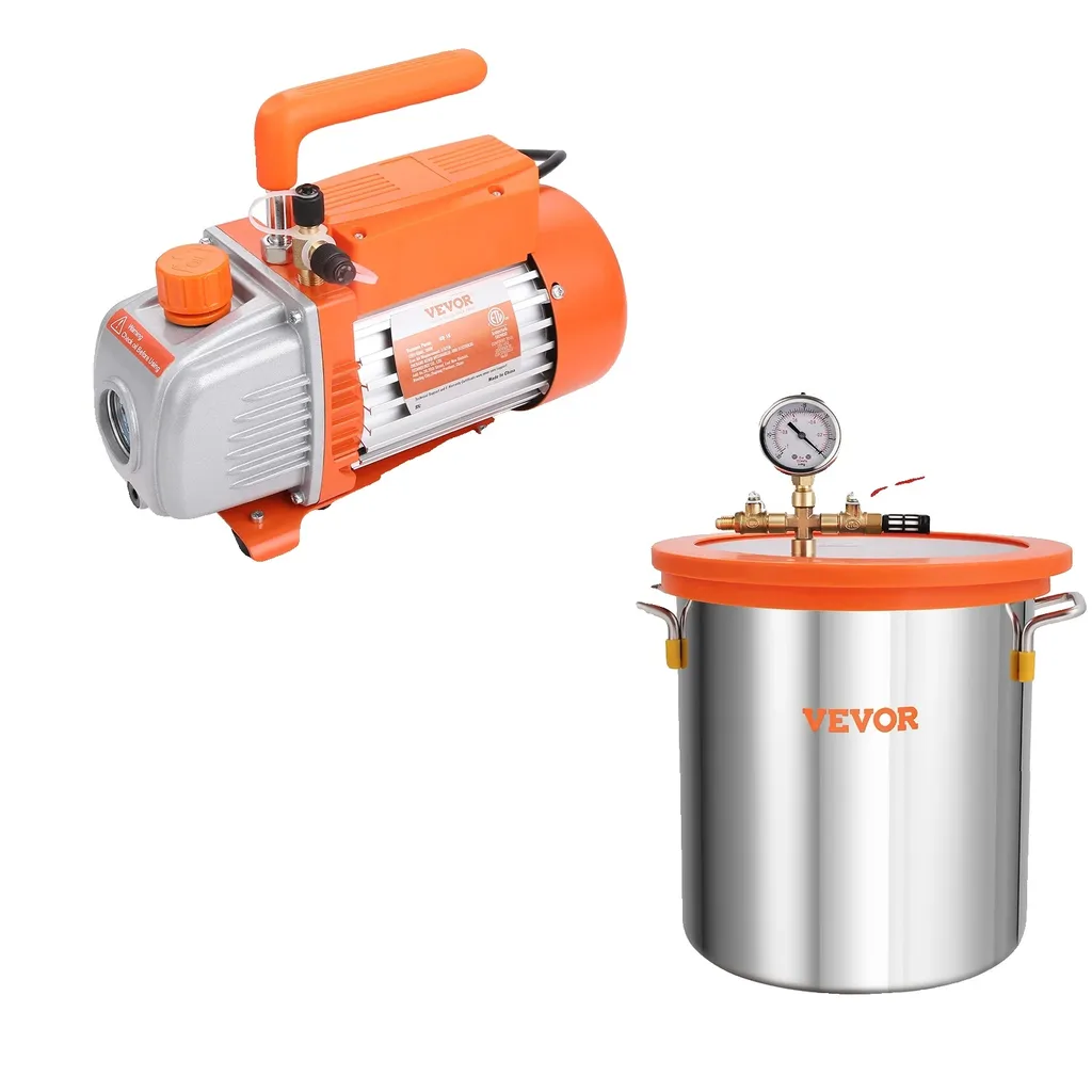 Pompe à vide pour stabilisation du bois et dégazage résine 5 gallons