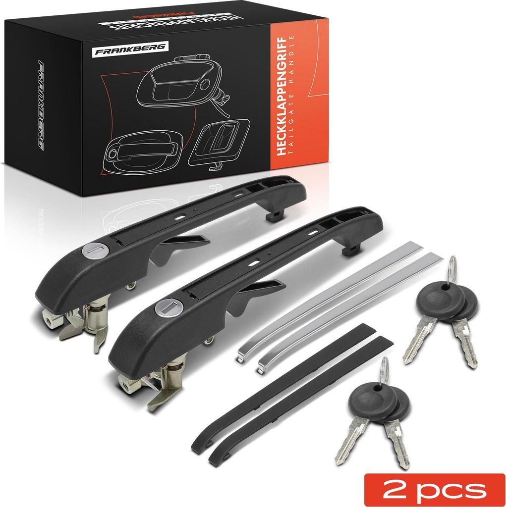 Frankberg 2x maniglia porta anteriore esterna per VW Polo Immagine del prodotto 