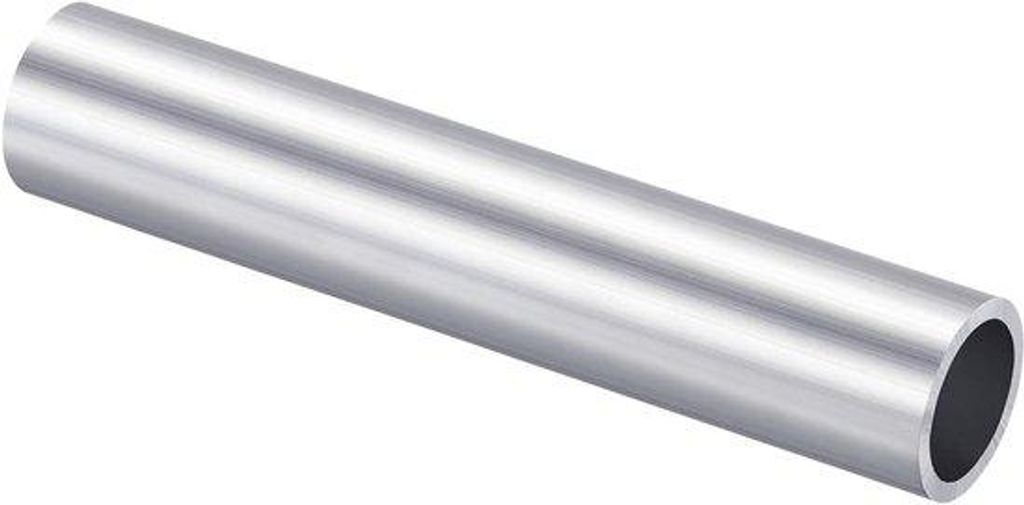 Aluminium Rundrohr - Außendurchmesser 20 mm, Innendurchmesser 16 mm - Länge 100 mm - mit Rohrbogen