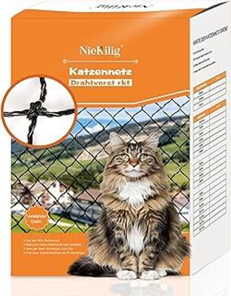 Rete Gatti Balcone 6x3m Rinforzata con Filo Metallico | Sicurezza Max