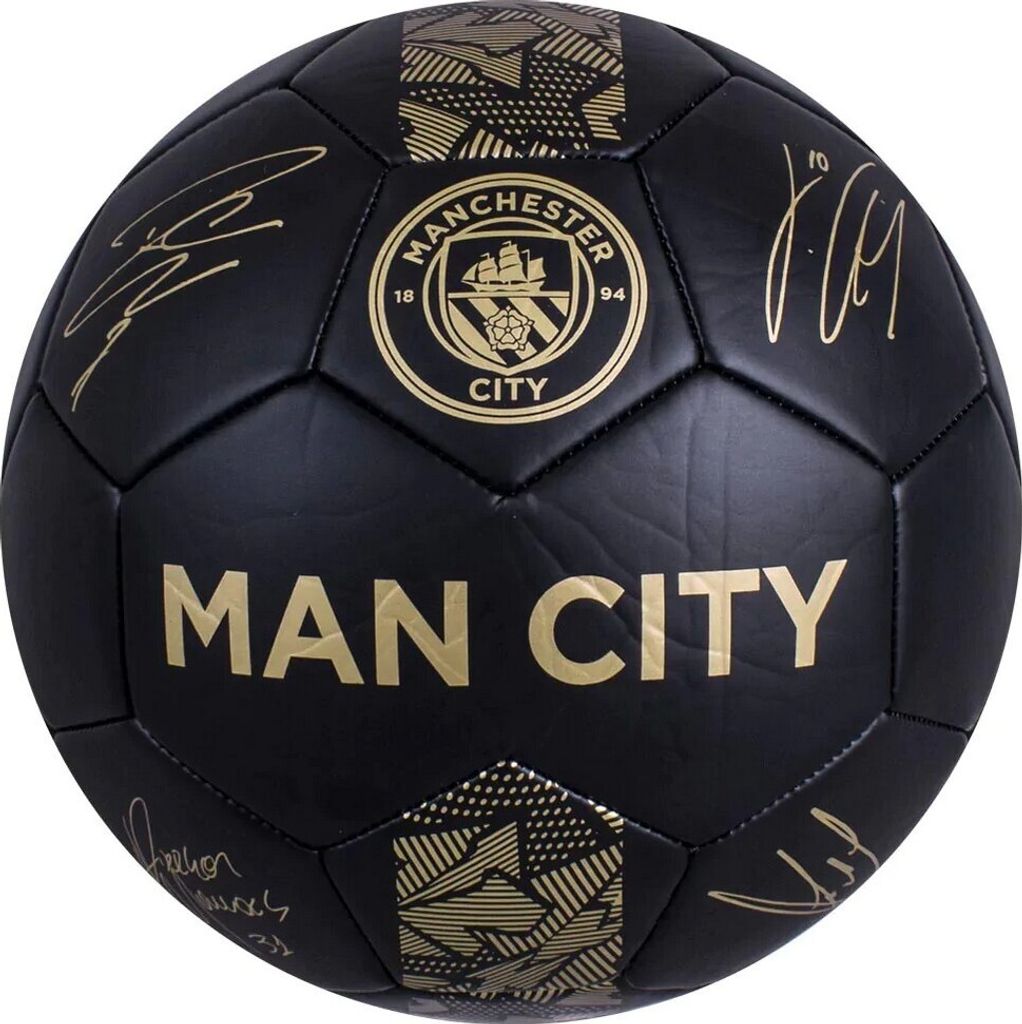Manchester City FC - "Phantom" Fußball mit Unterschriften Produktbild 