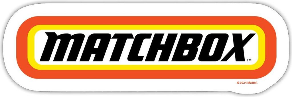 Spreadshirt Matchbox Logo Mit Rahmen In Orange Sticker Aufkleber, 10 x 10 cm, Mattweiß