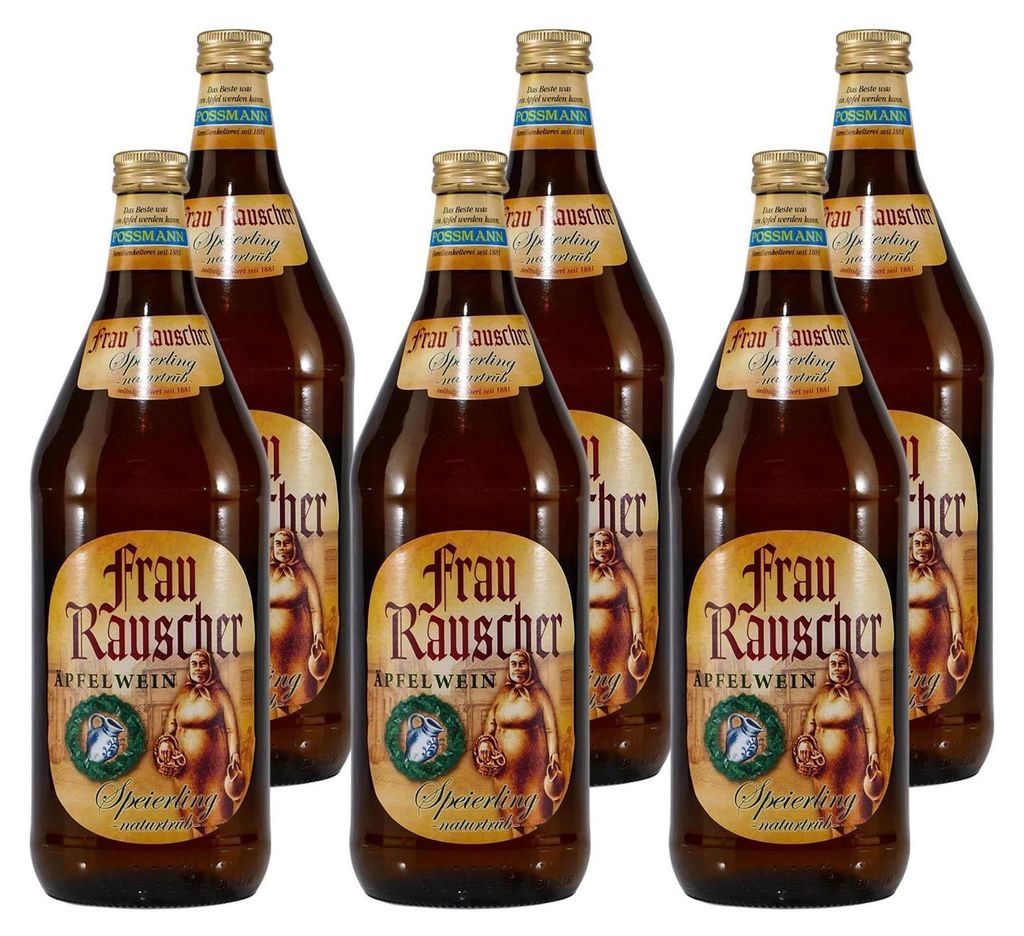 Possmann Frau Rauscher Äpfelwein (6 x 1,0L) Produktbild 